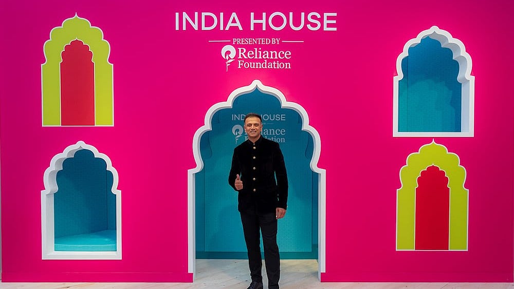 | Source: Special Arrangement : Former cricketer Rahul Dravid at India House